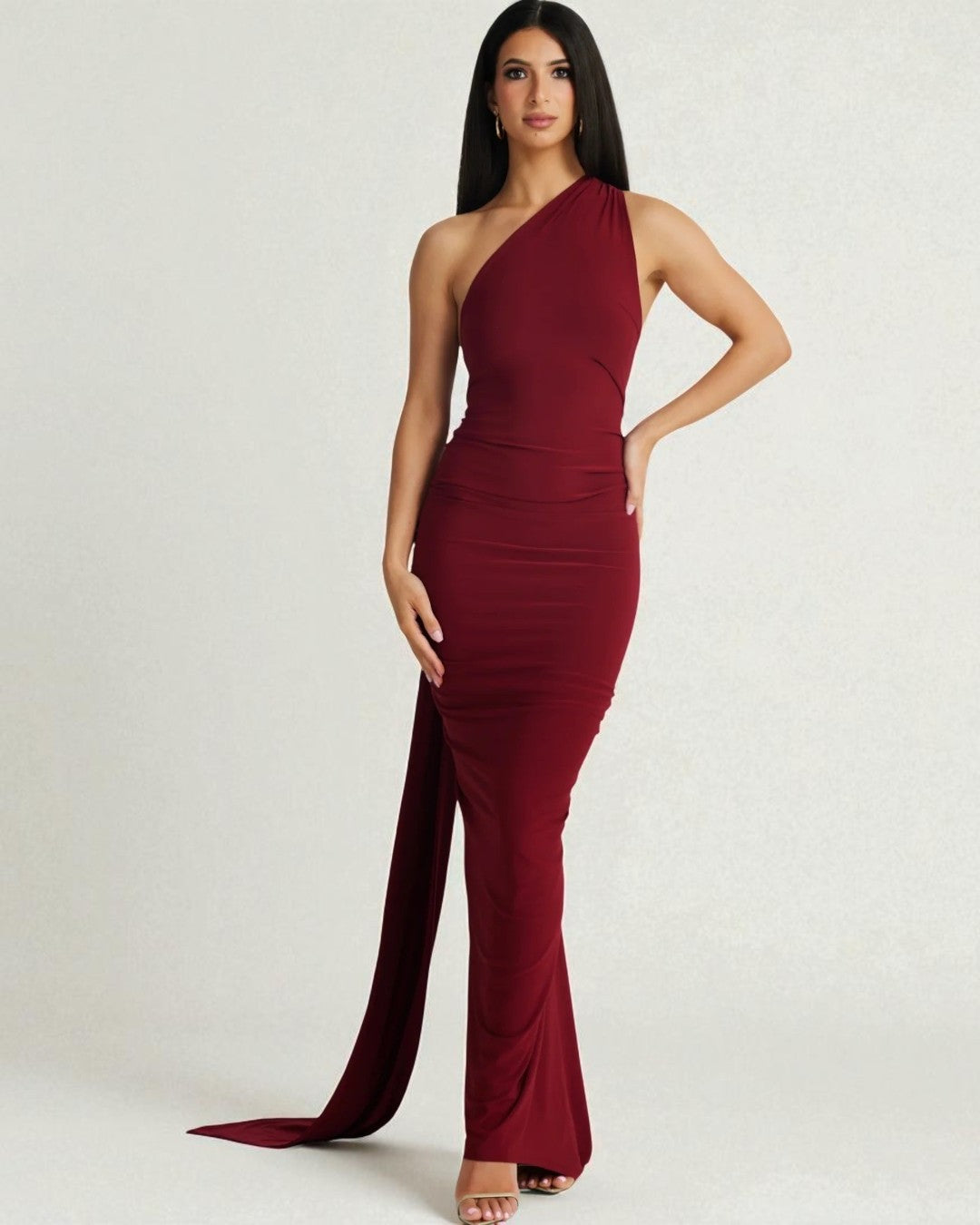 Avery Maxi Dress - Burgundy