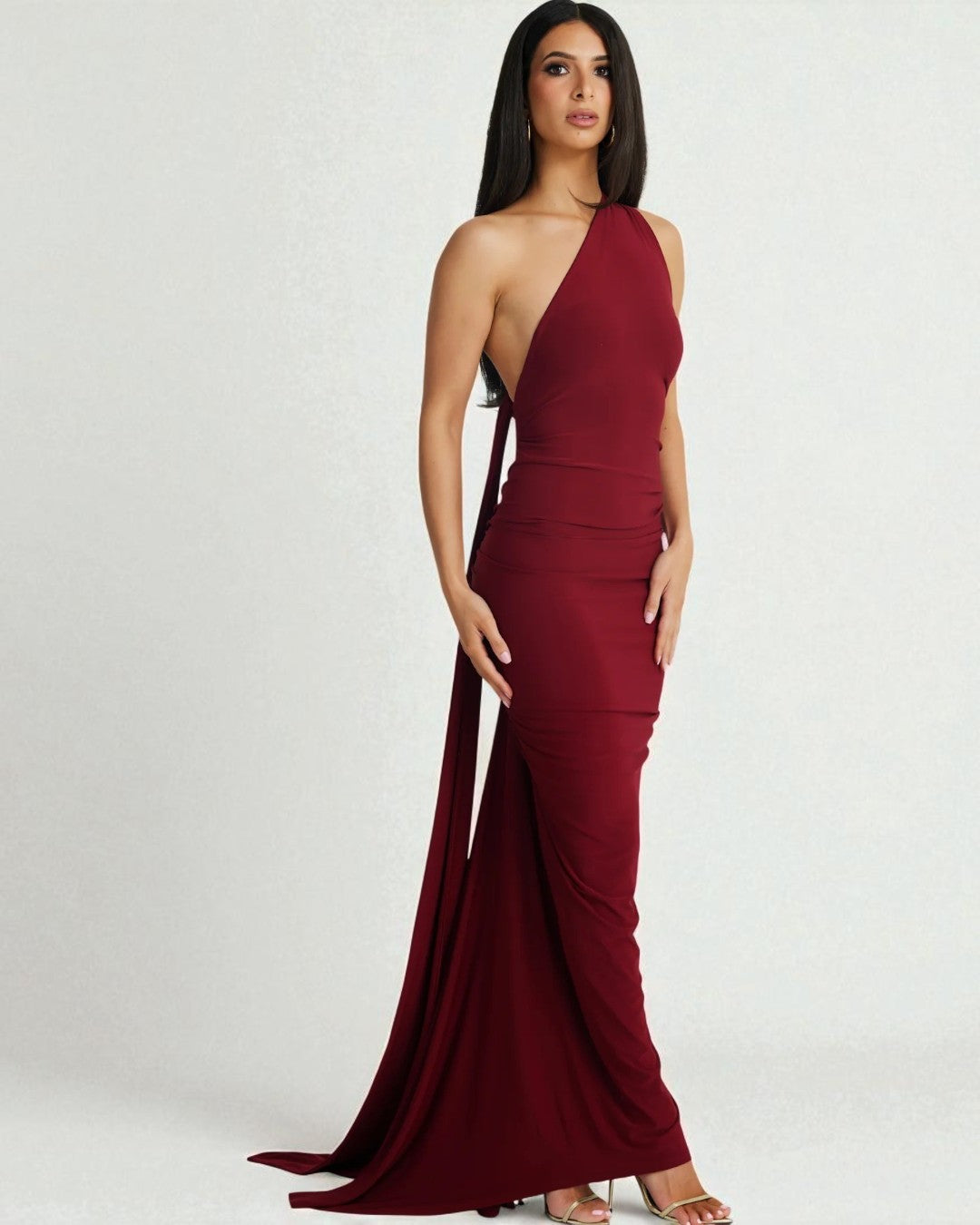 Avery Maxi Dress - Burgundy