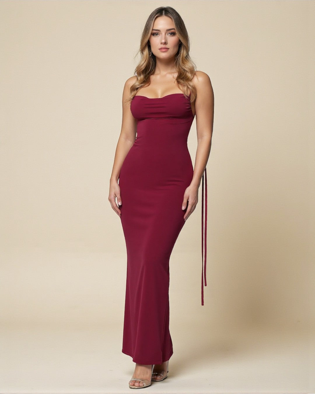 emily maxi dress red DEAR EMILIA Amazing The Crowd Maxi Dress Red