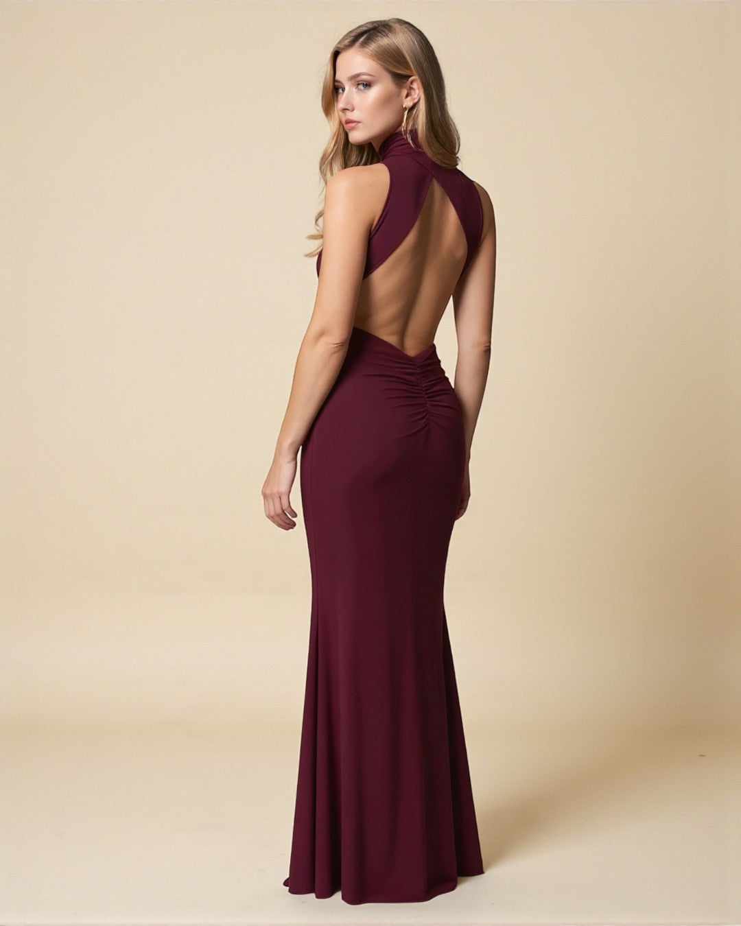 Gianna Maxi Dress - Burgundy