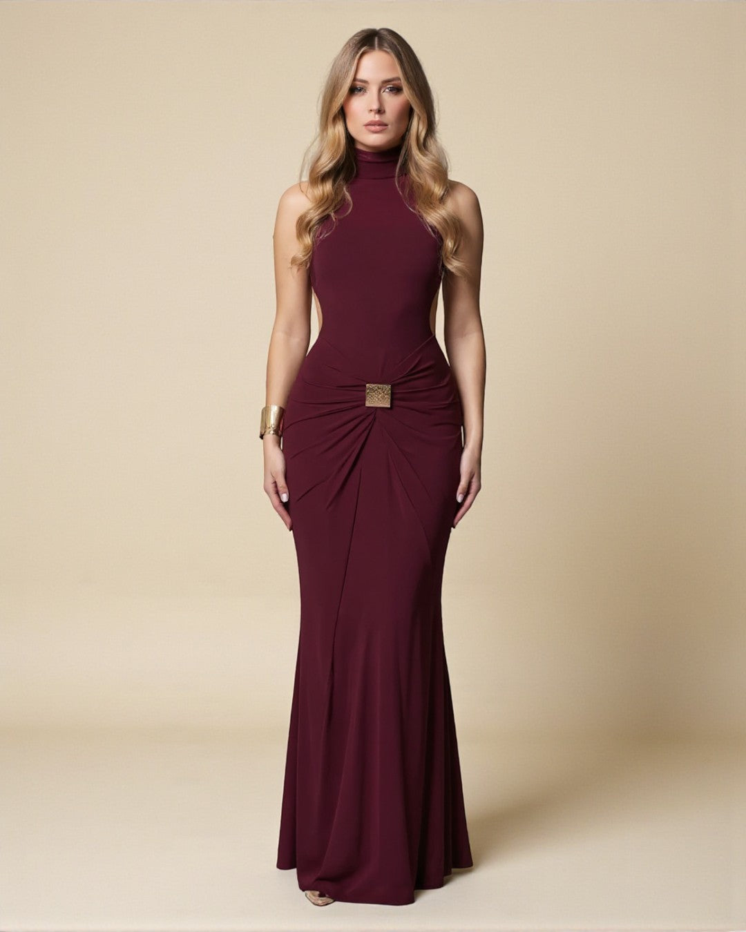Gianna Maxi Dress - Burgundy