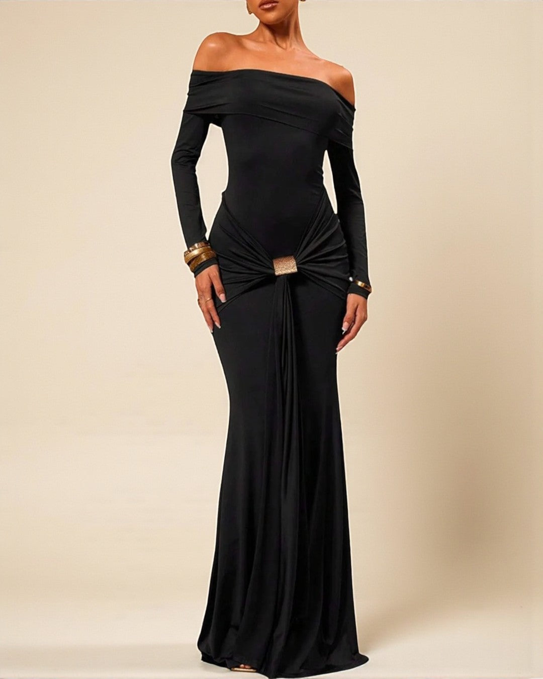 Grace Maxi Dress - Black