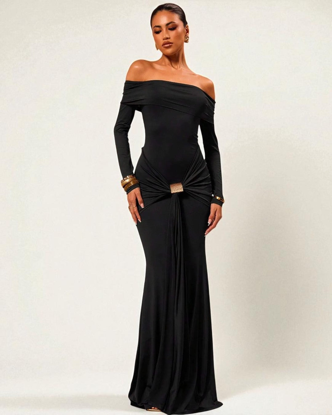 Grace Maxi Dress - Black