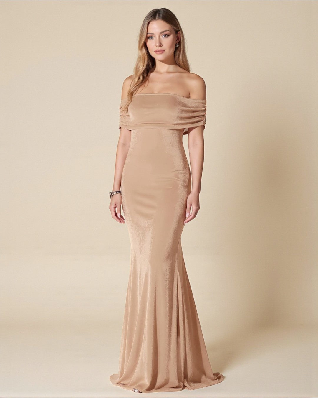 Layla Maxi Dress - Apricot