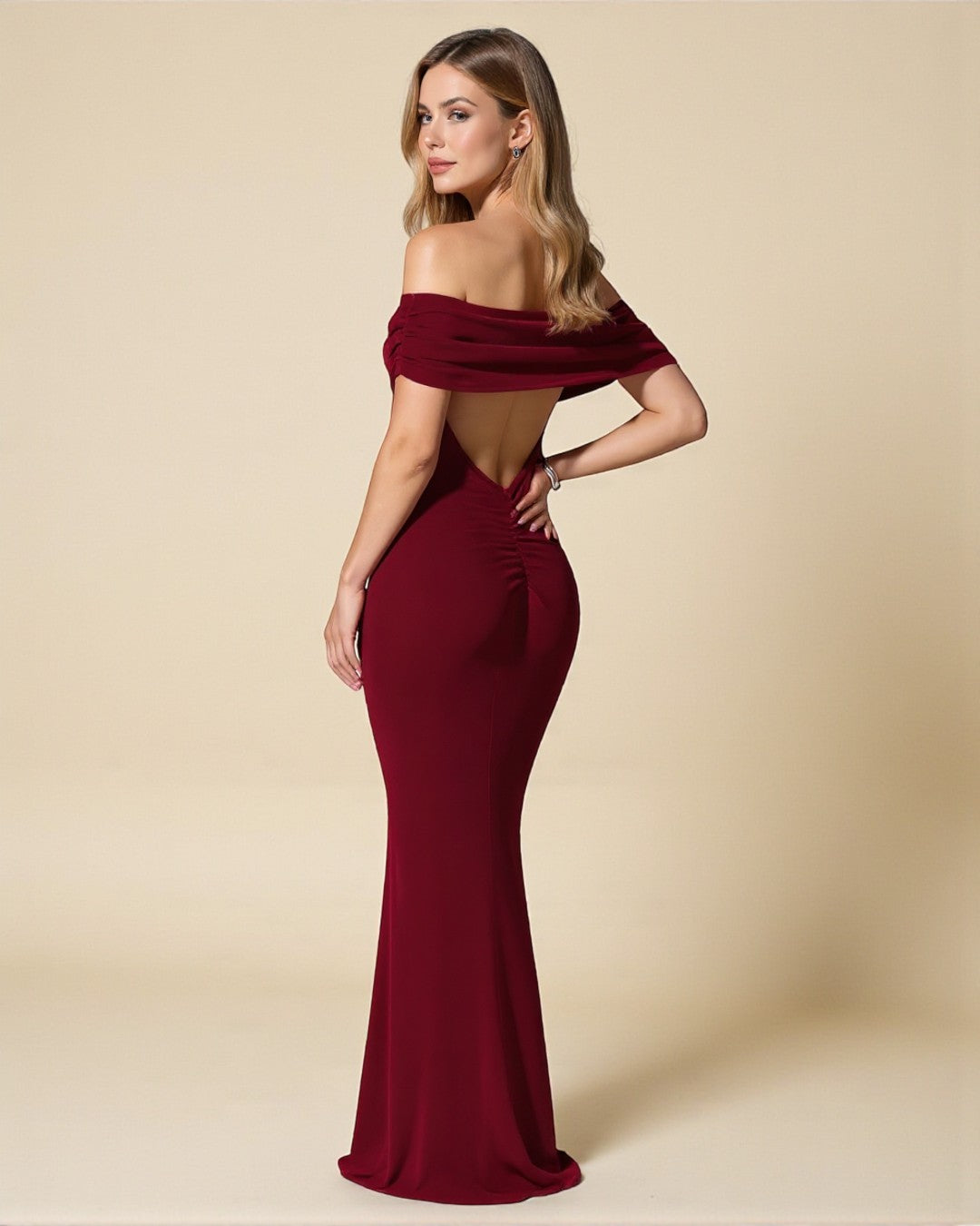 Layla Maxi Dress - Burgundy