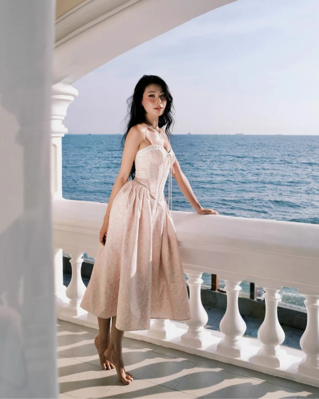 sachin and babi light blue dress Midi Dresses | Mid Length Dress | Knee length Dress main image 1