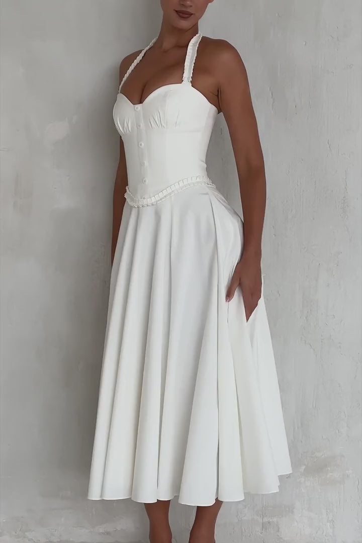 Alice Ivory Midi Dress – Formal & Graduation Midi Dress Canada