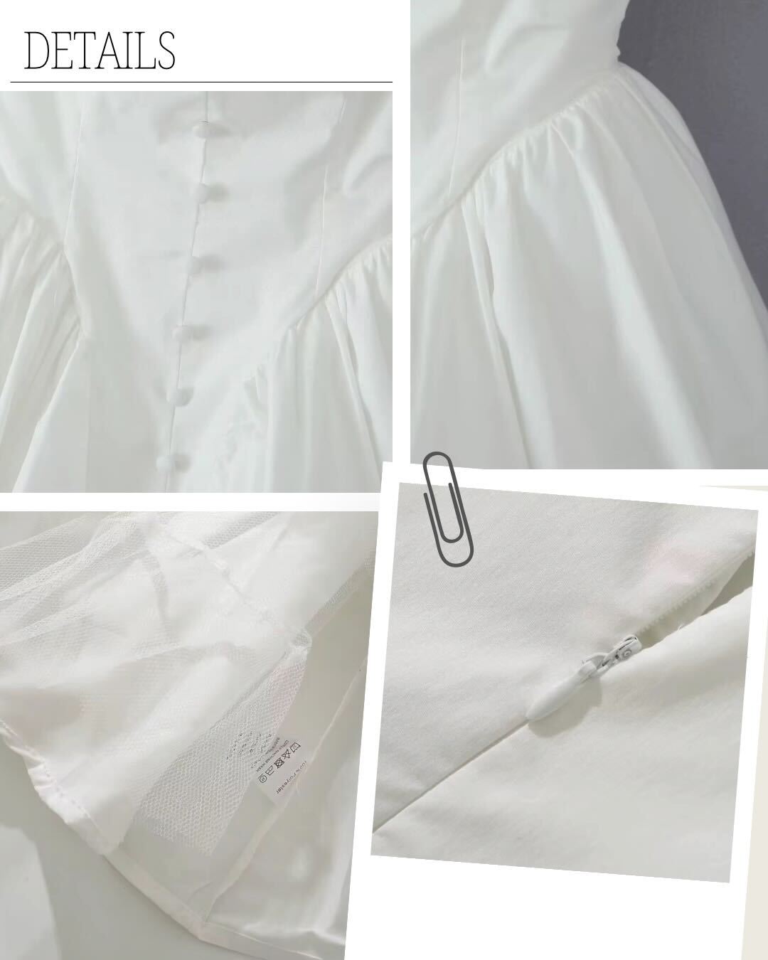 White Fit-and-Flare Mini Dress