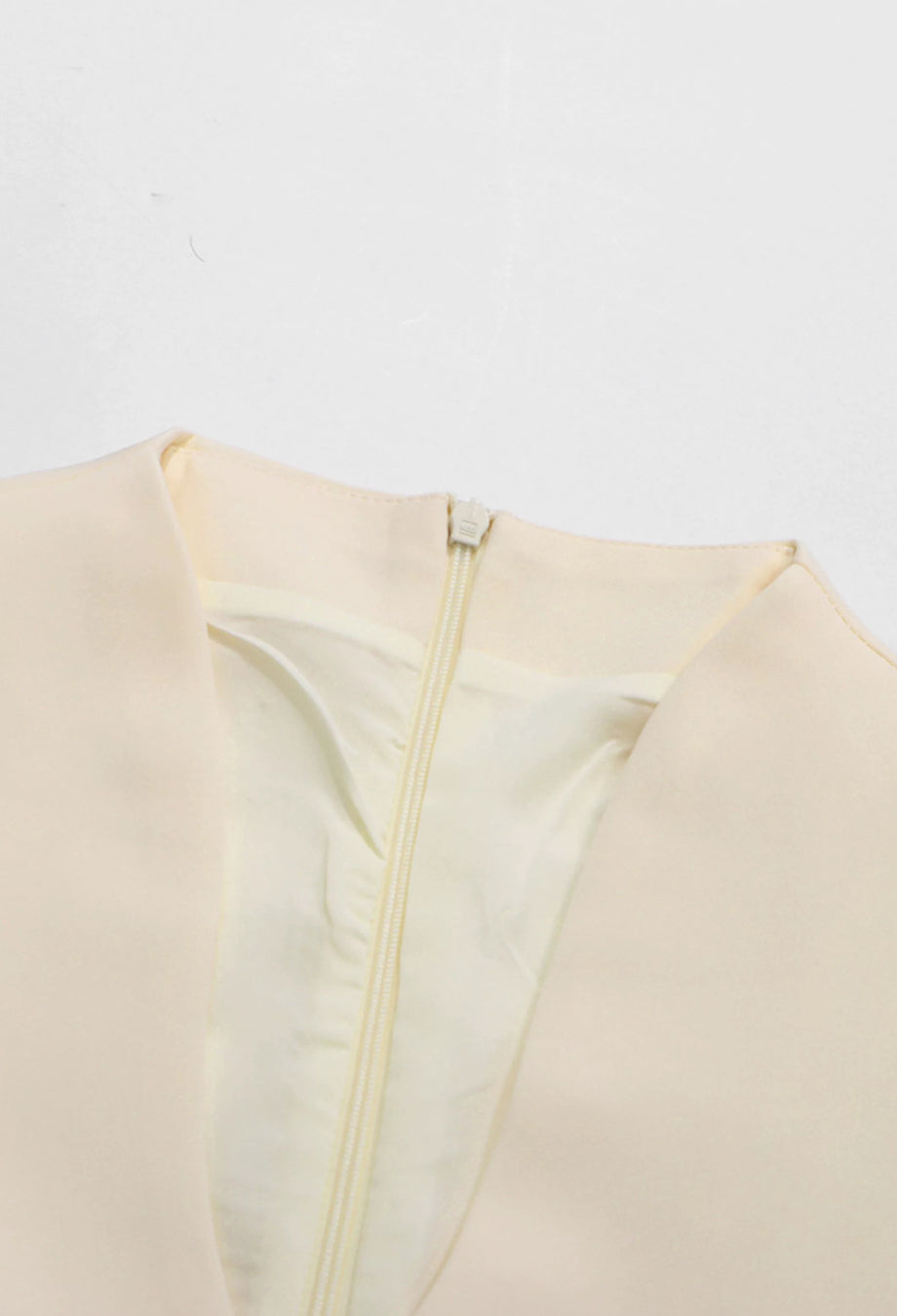 Adelphia Cream Formal Midi Dress with Shawl, dress with shawl attached, long dress with shawl​