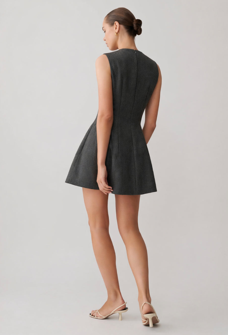 Alana Grey Mini Dress, classy mini dress
