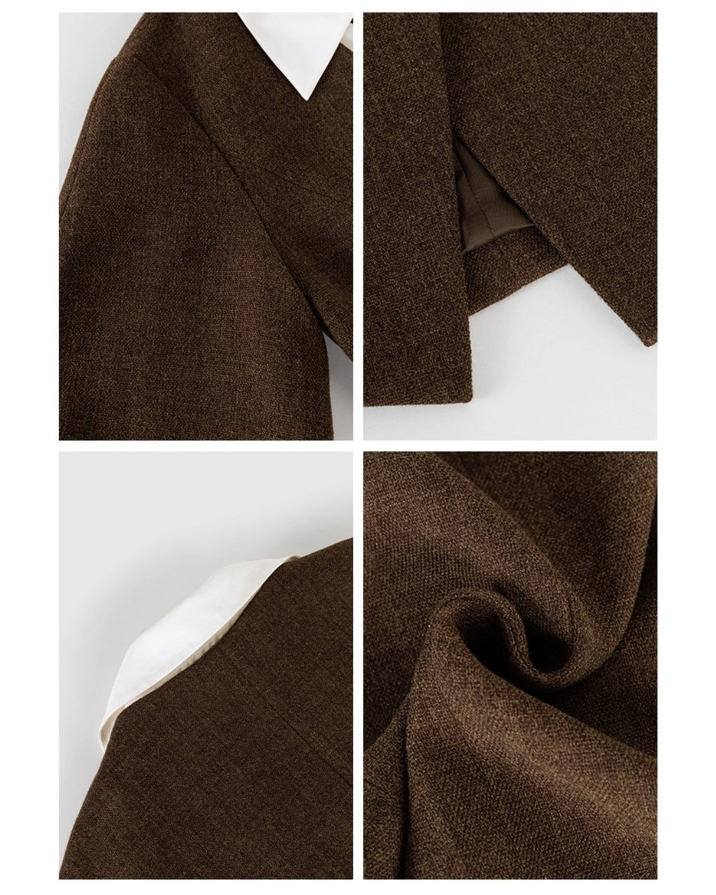 Amia Blazer in Brown, Old Money Fashion, old money style