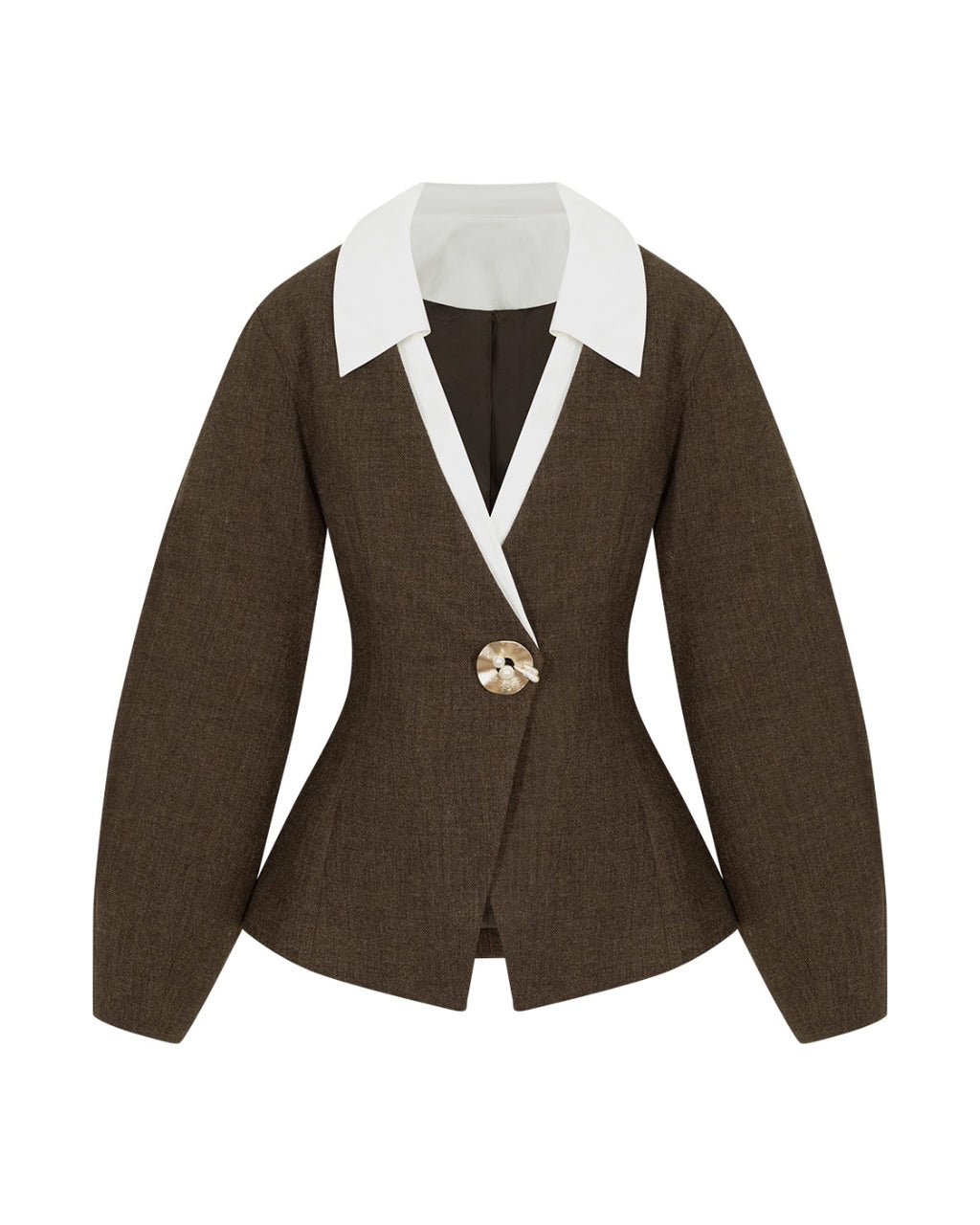 Amia Blazer in Brown, Old Money Fashion, old money hairstyles​