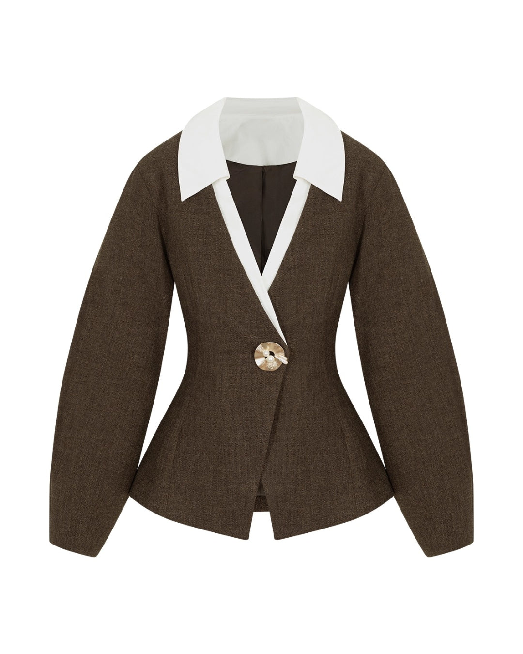 Amia Blazer in Brown, Old Money Fashion, old money hairstyles​