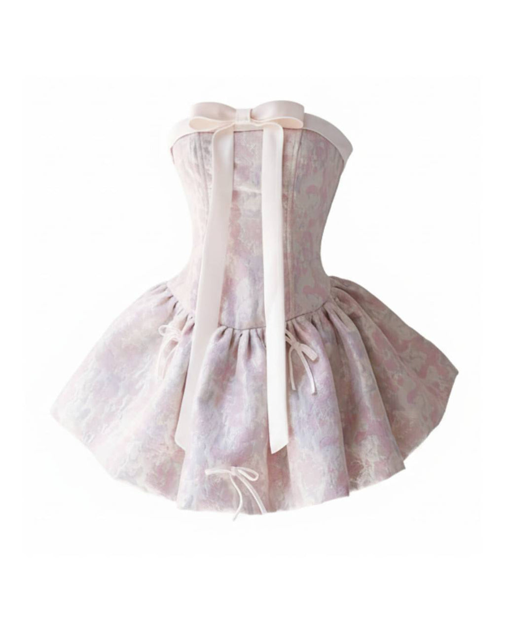 Analeigh Pink Multi Floral Print Mini Dress, vietnamese dress, pink mini dress​