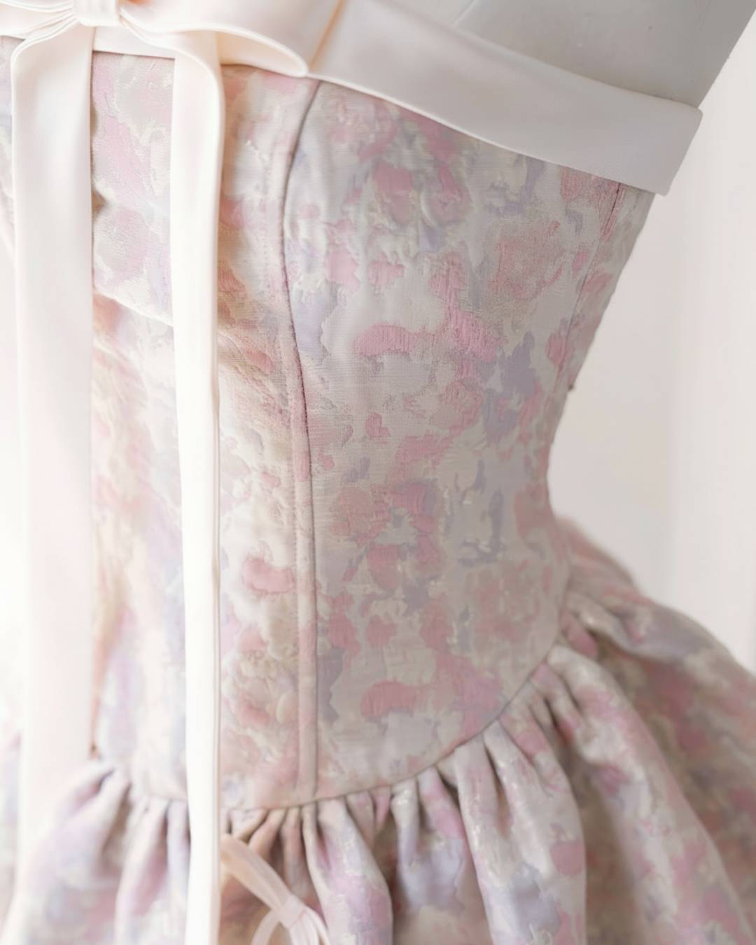 Analeigh Pink Multi Floral Print Mini Dress, vietnamese dress, pink mini dress​