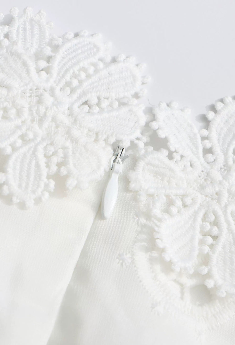 Araminta White Embroidered Midi Dress, zara white dress, white dress women's clothing​