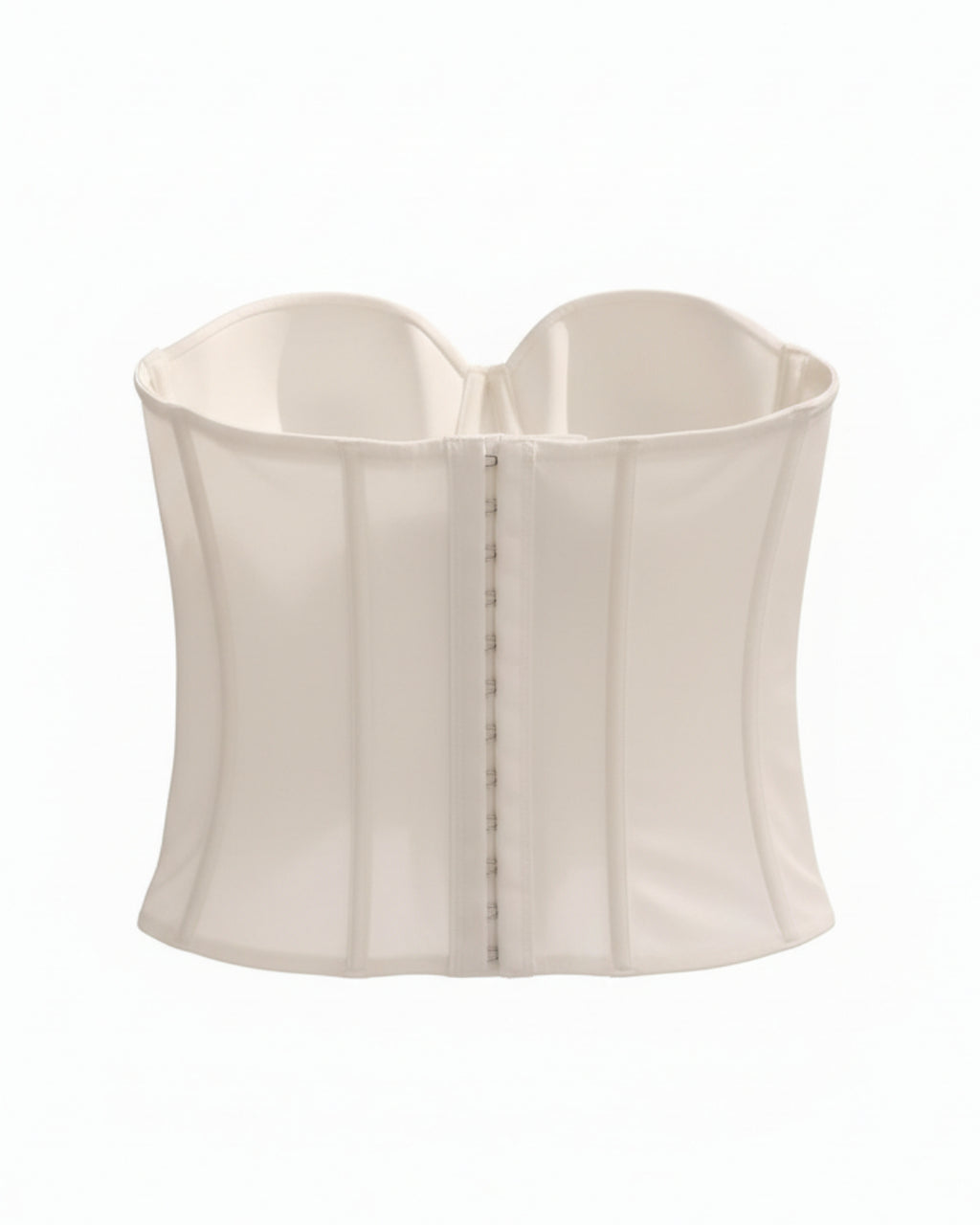 Aria Strapless Corset Top, White Corset Bustier Top, top bustier​, bustier top corset​