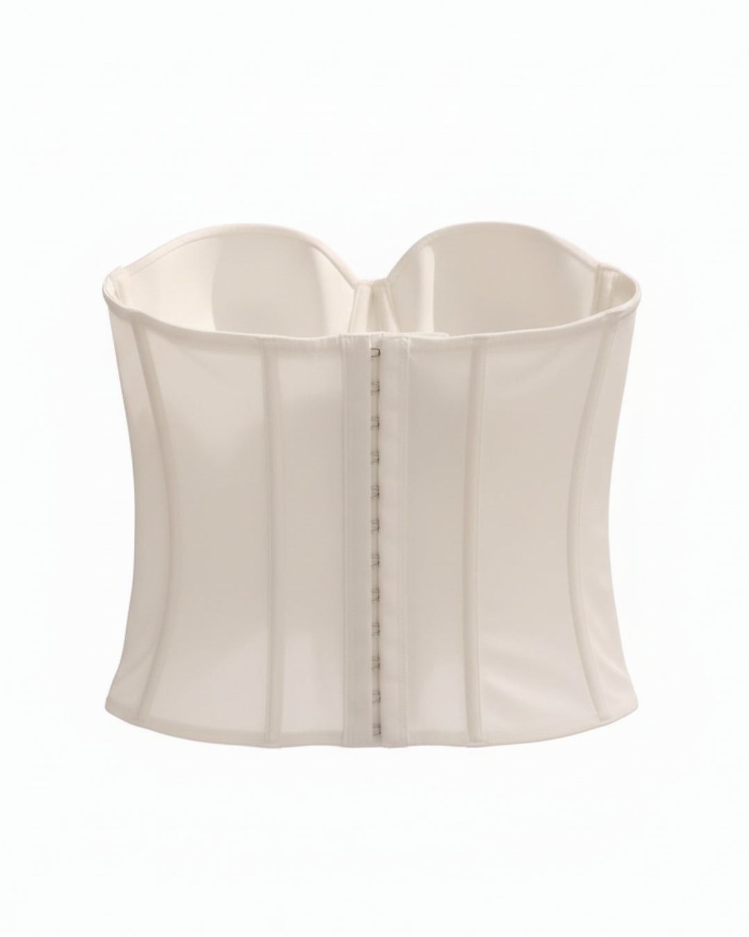 Aria Strapless Corset Top, White Corset Bustier Top, top bustier​, bustier top corset​