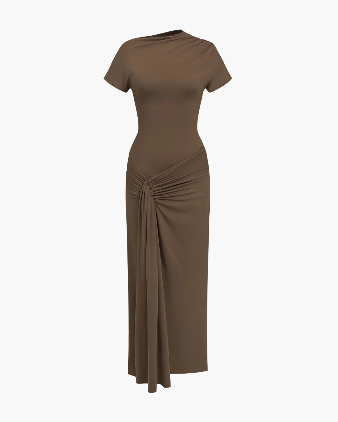 Aria Maxi Dress - Brown