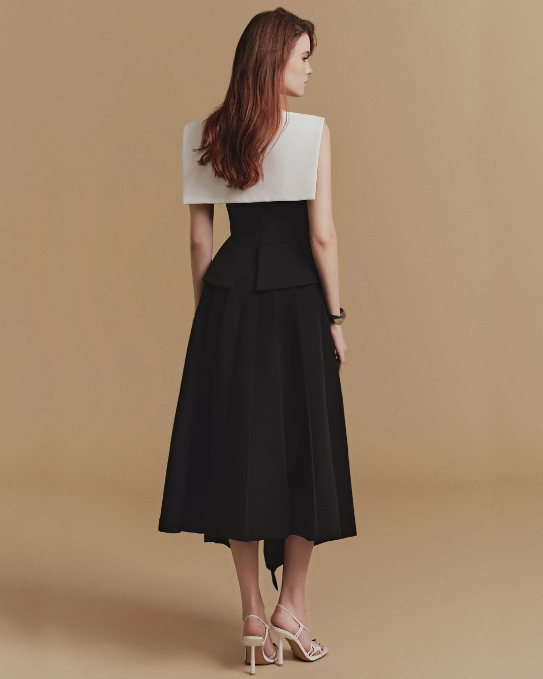 Arista Black Midi Dress, Business Professional Dress for Female, dress business woman​, business professional dress