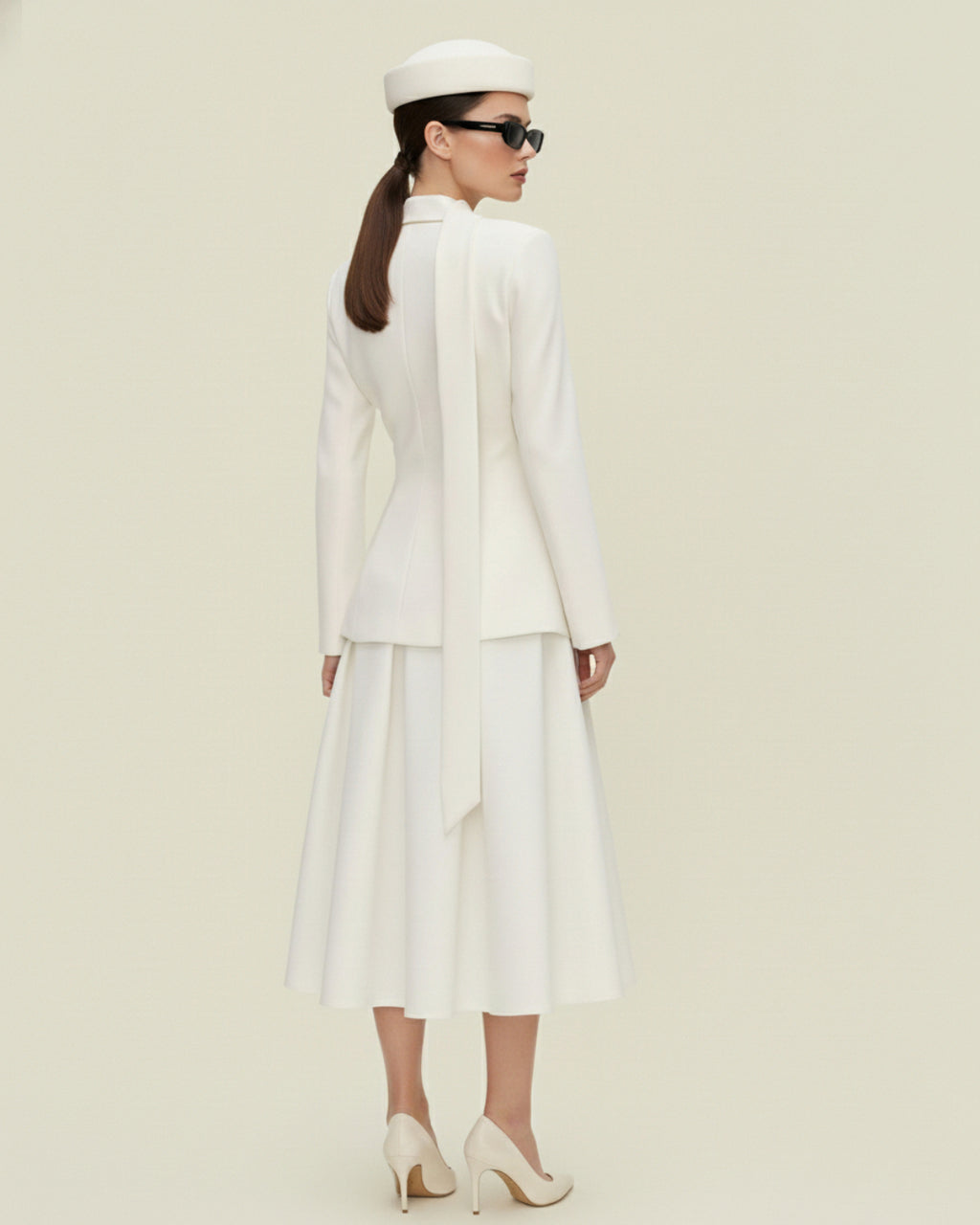 Aviva Blazer in Ivory, Old Money Fashion, old money blazer