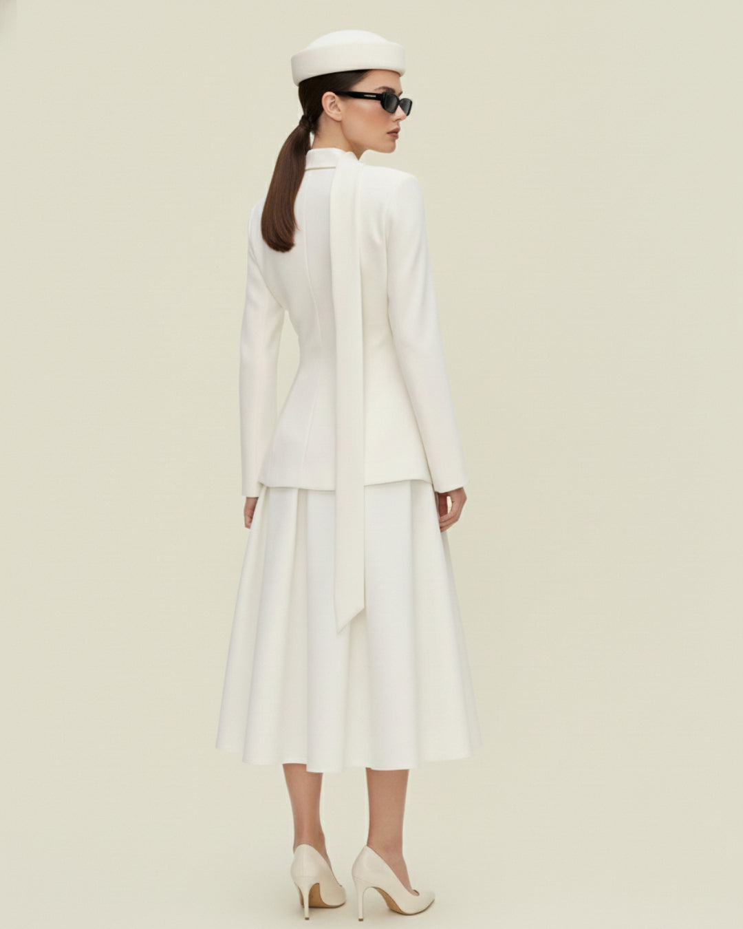 Aviva Blazer in Ivory, Old Money Fashion, old money blazer