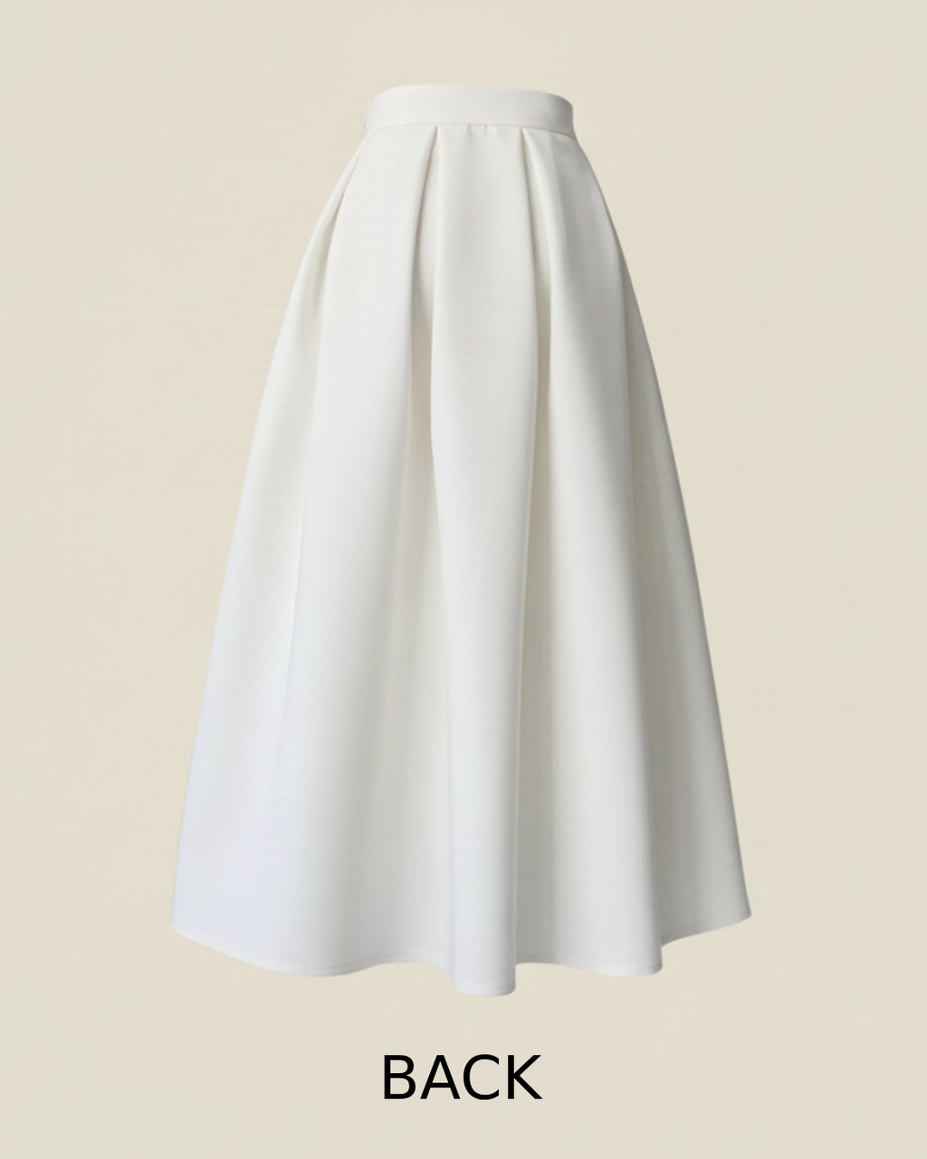Aviva Midi Skirt in Ivory, Old Money Fashion skirt midi skirt​, white midi skirt​