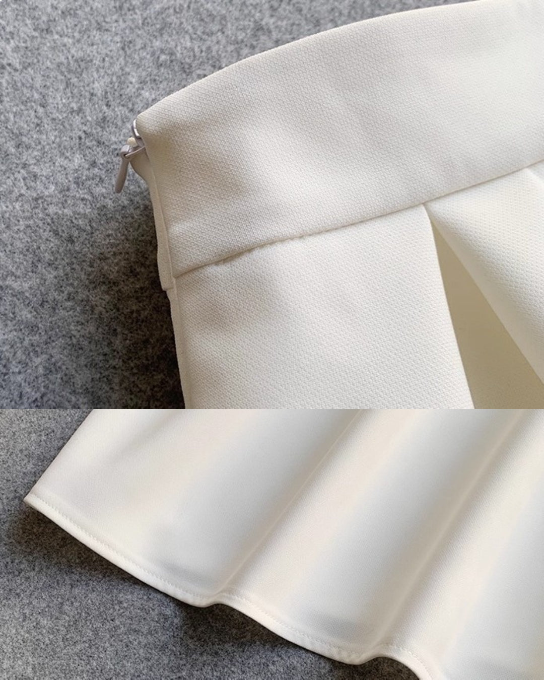 Aviva Midi Skirt in Ivory, Old Money Fashion skirt midi skirt​, white midi skirt​