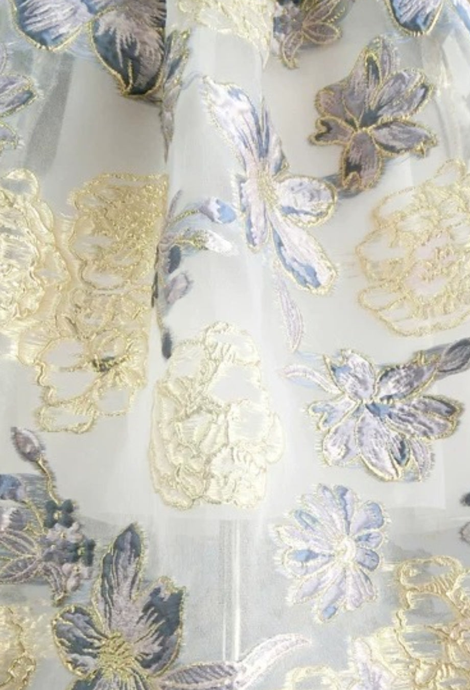 Ballerina Vintage High Waisted Floral Midi Skirt, italian garden party outfit​