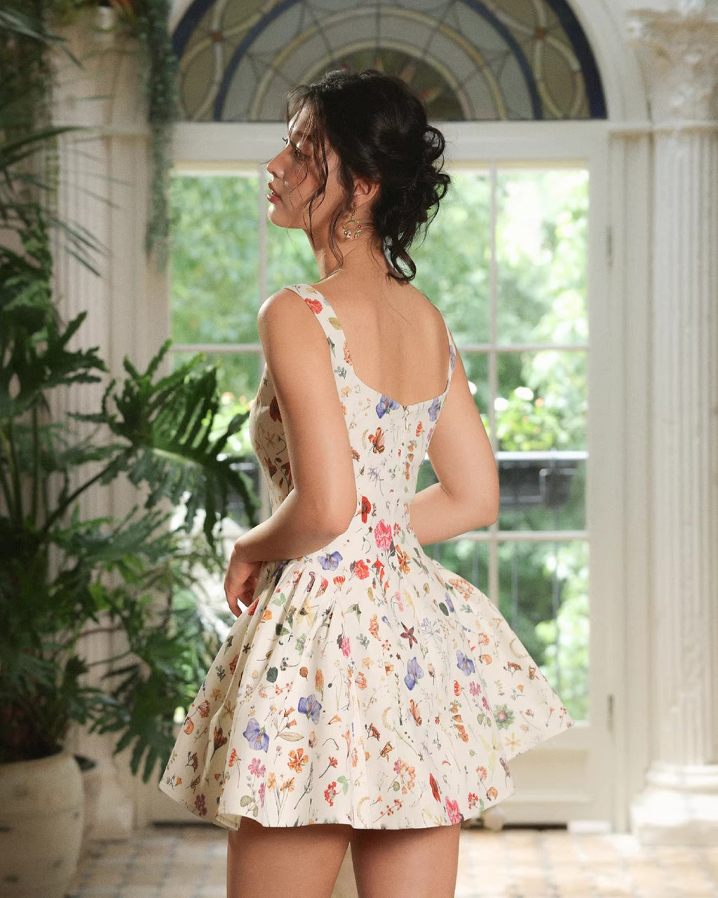 Callie Floral Mini Sundress for Women, women's mini sundress, floral mini sundress, mini floral sundress​