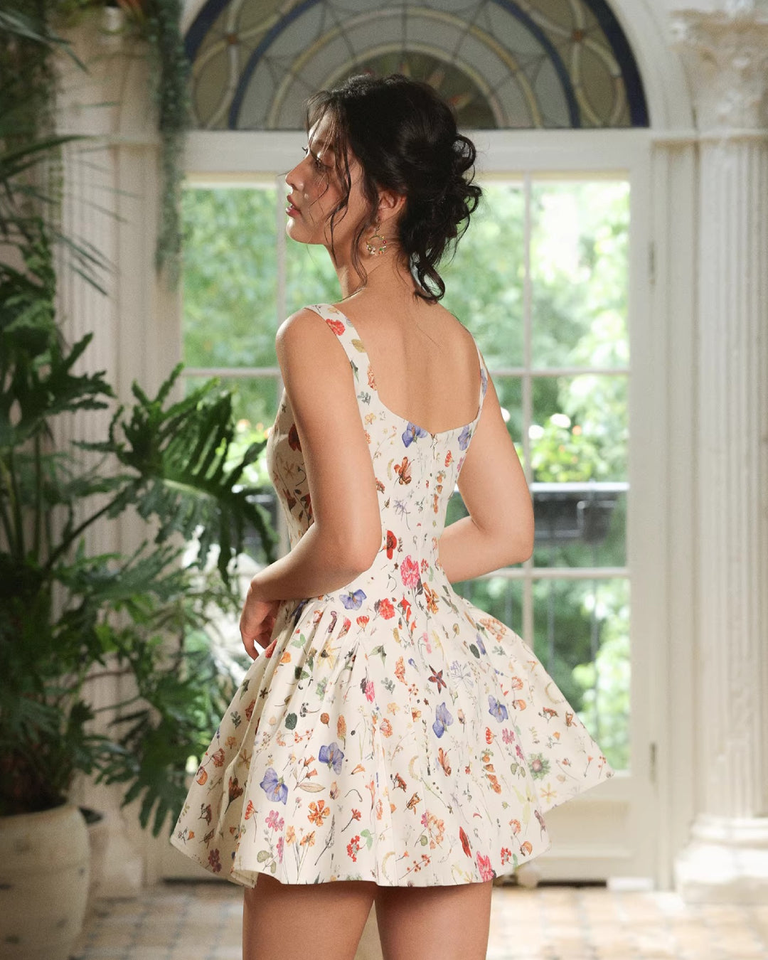 Callie Floral Mini Sundress for Women, women's mini sundress, floral mini sundress, mini floral sundress​