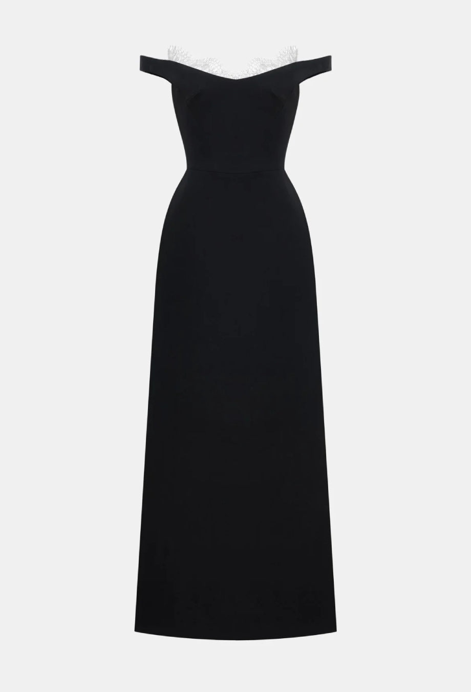 Callista Off-Shoulder Maxi Dress, black a line cocktail dress​, a line cocktail dress black​, a line dress black