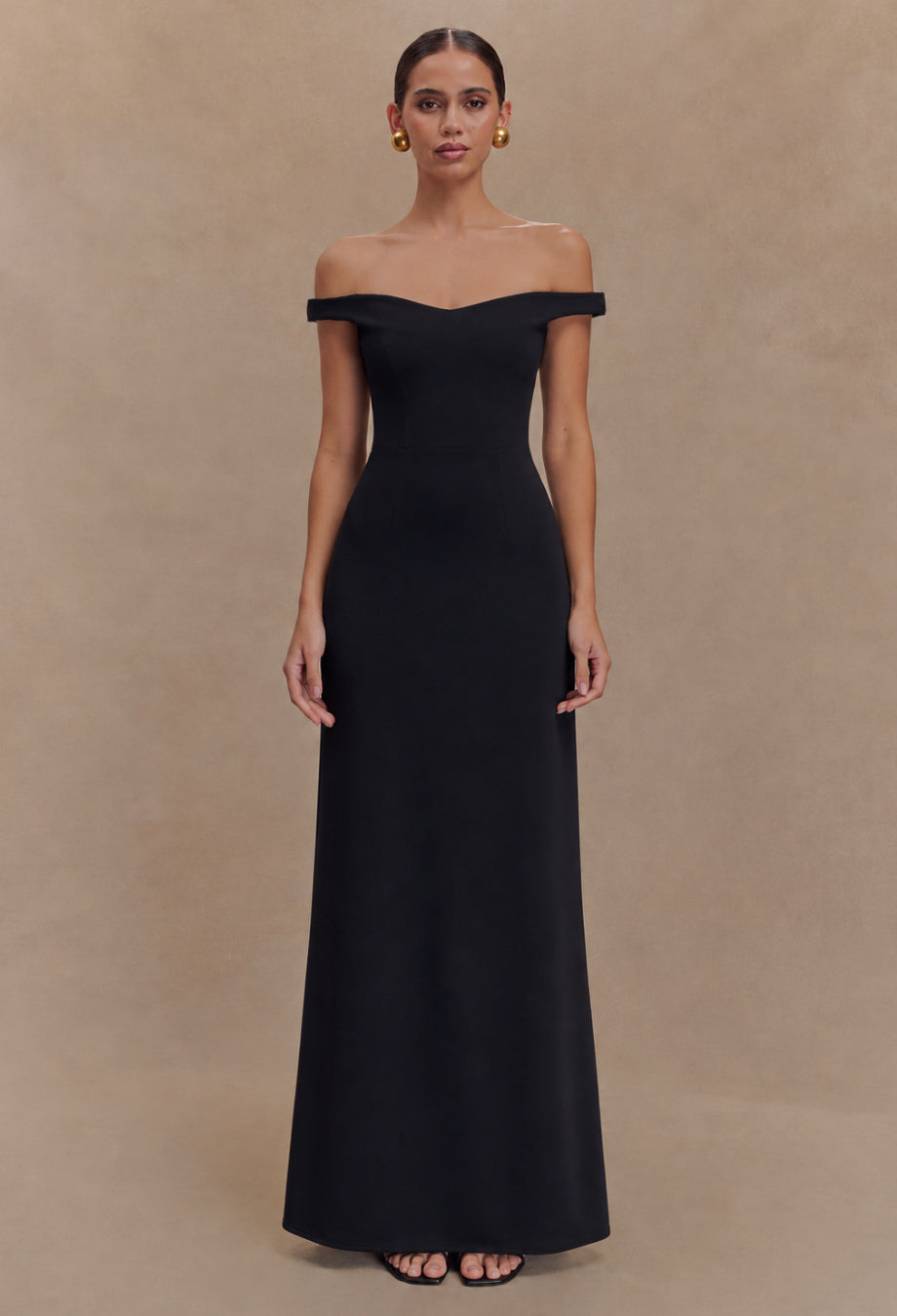 Black A Line Formal Dress