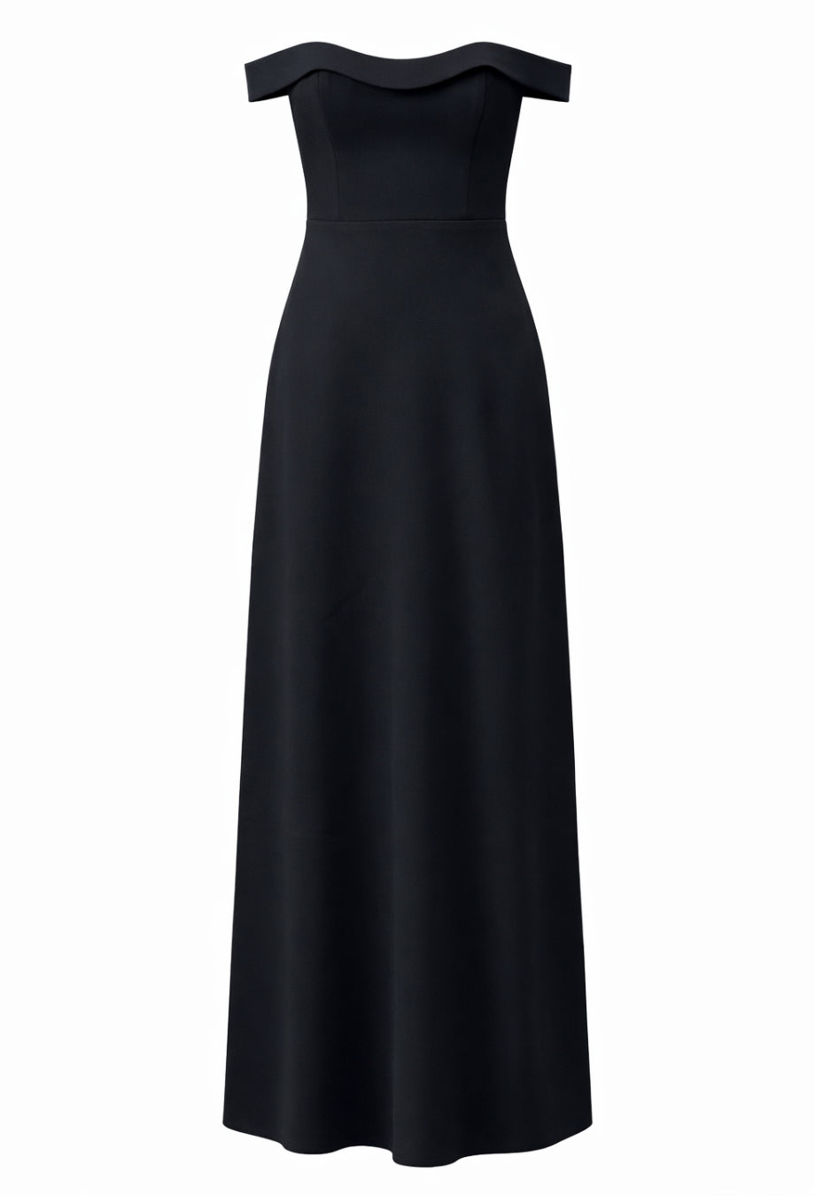 Callista Off-Shoulder Maxi Dress, black a line cocktail dress​, a line cocktail dress black​, a line dress black