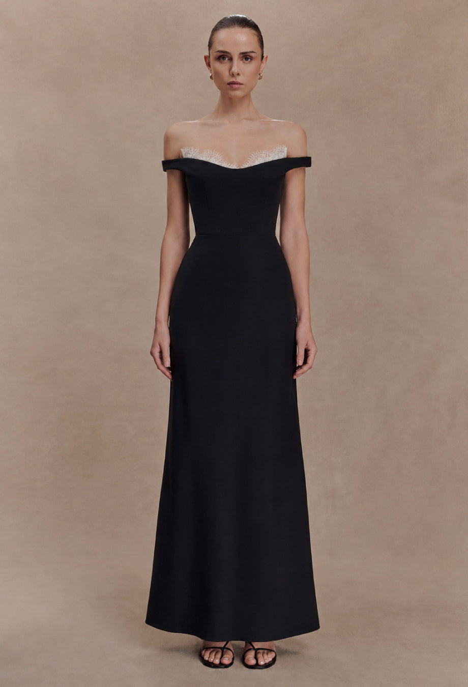 Black A Line Formal Dress