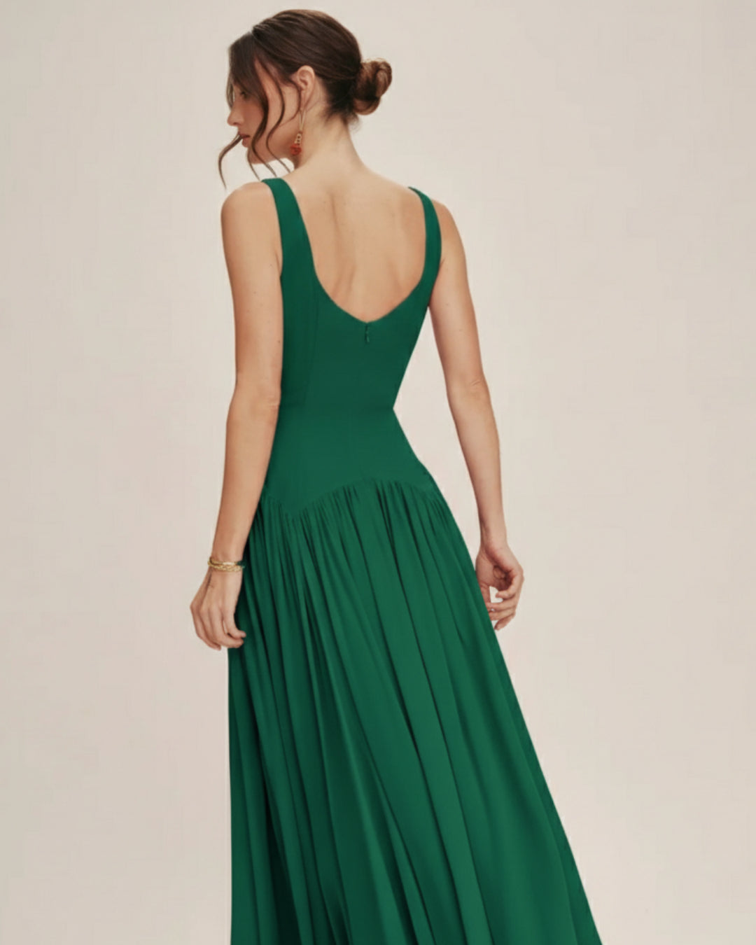 Camella Midi Dress - Green