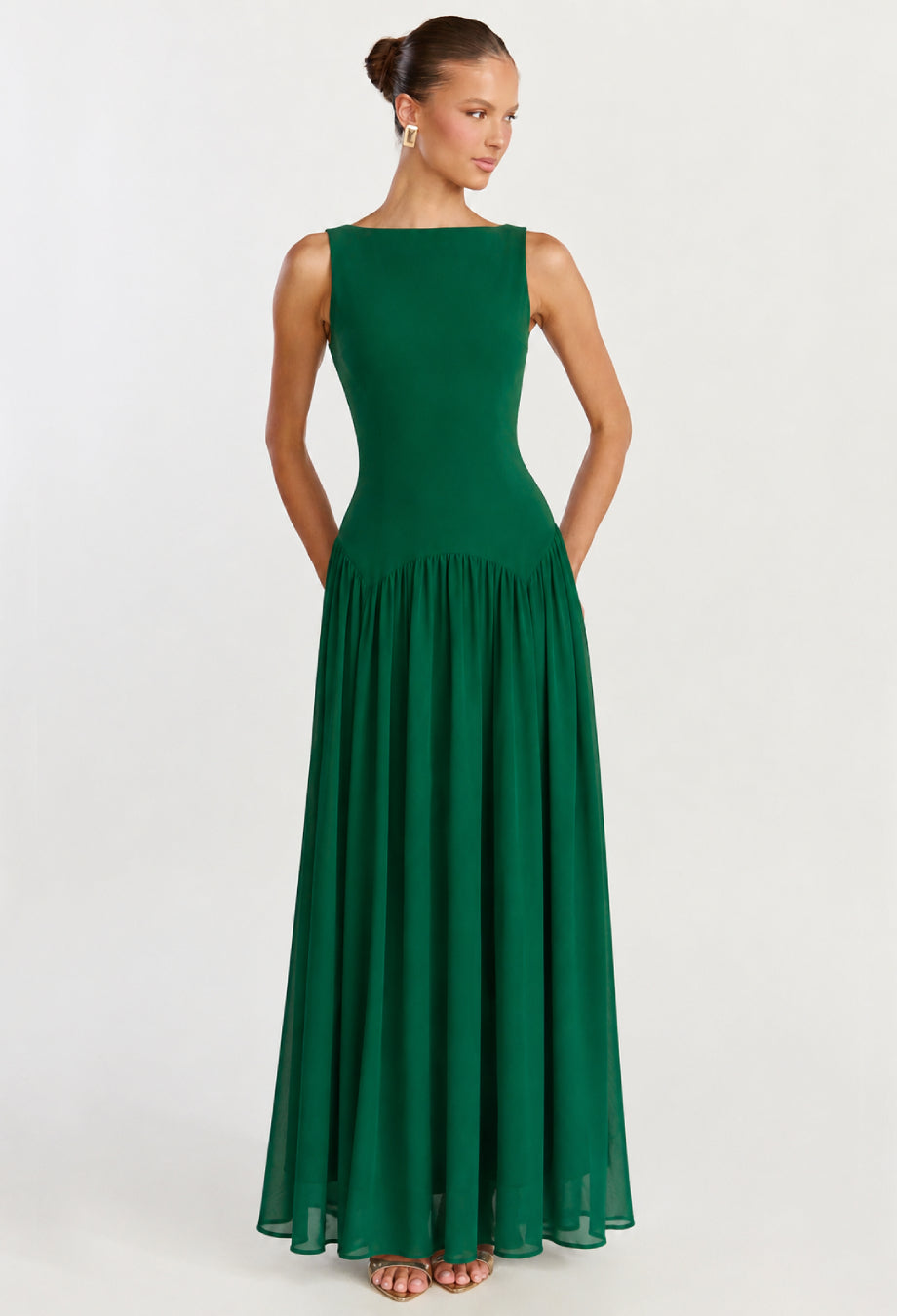 Camella Green Dress