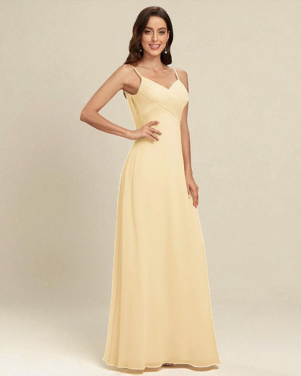 Camila Maxi Dress - Light Yellow