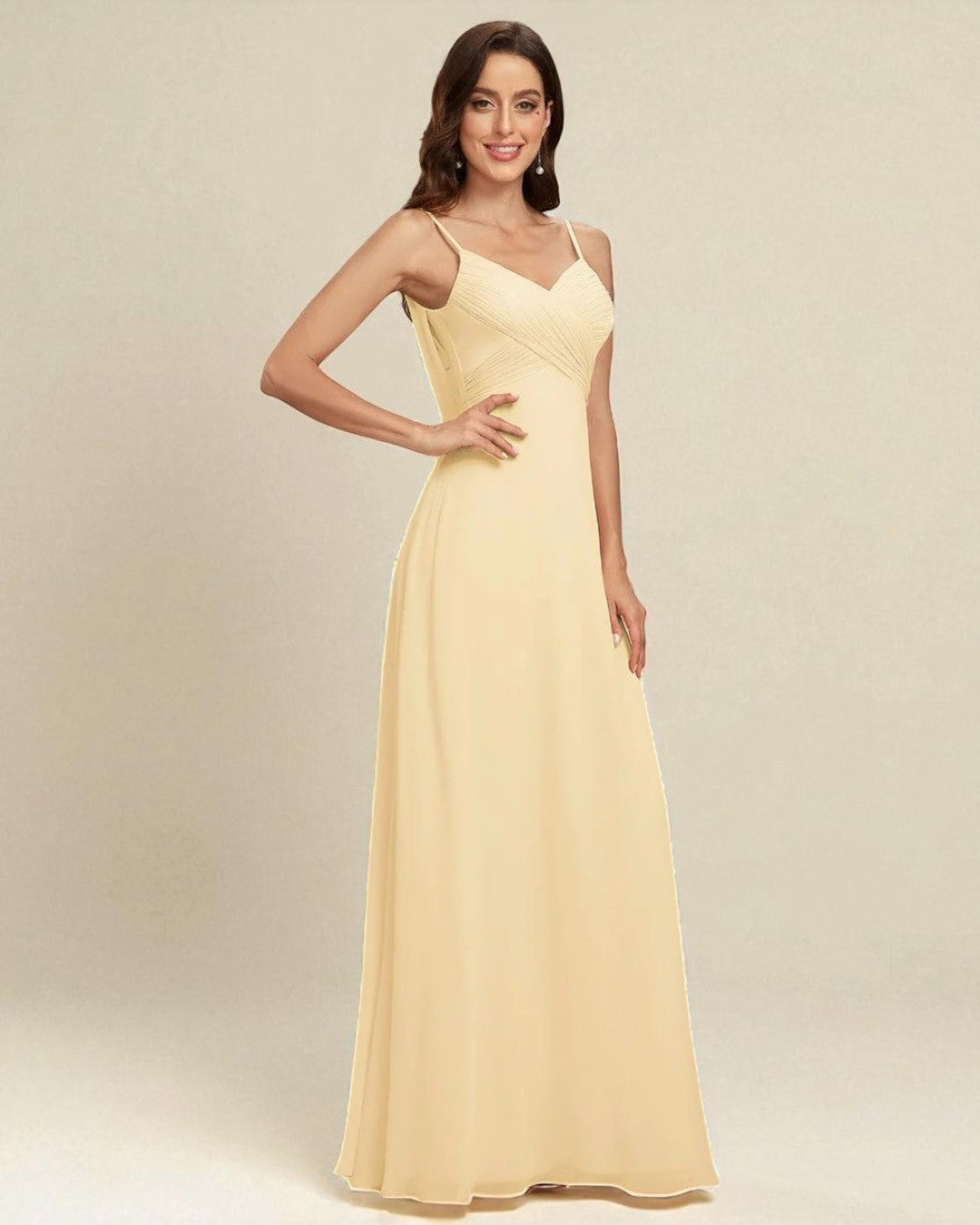 Camila Maxi Dress - Light Yellow