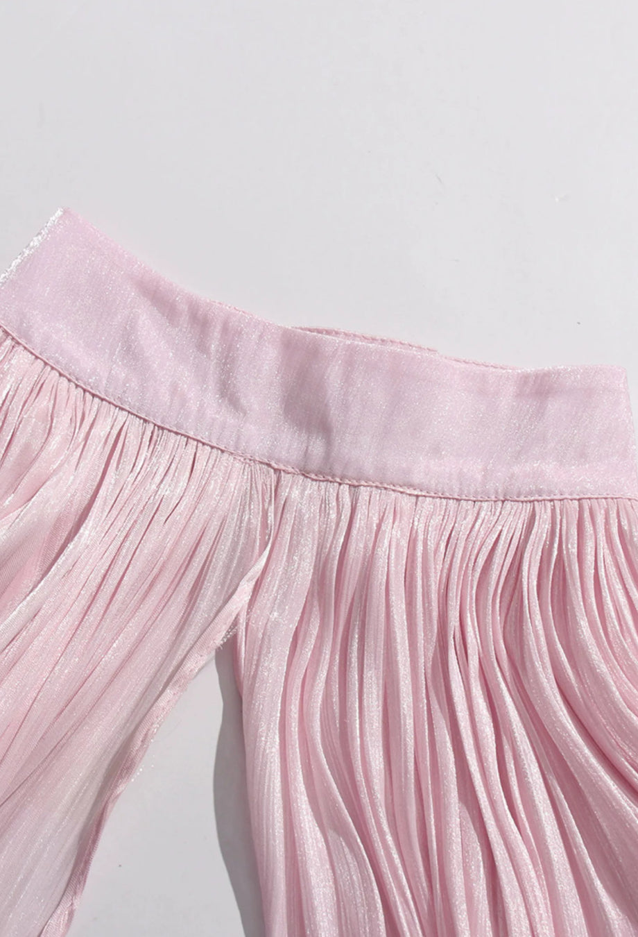 Camilla Pink Shimmer Ruffle Long Sleeve Chiffon Mini Dress, pink mini cocktail dress, pink mini dress with sleeves