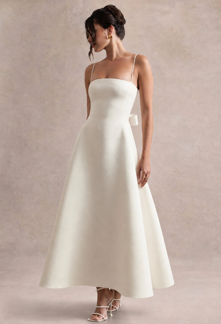 Carmenne Ivory Maxi Dress, carmenne maxi dress ivory​, maxi ivory dress​, ivory color wedding dress​