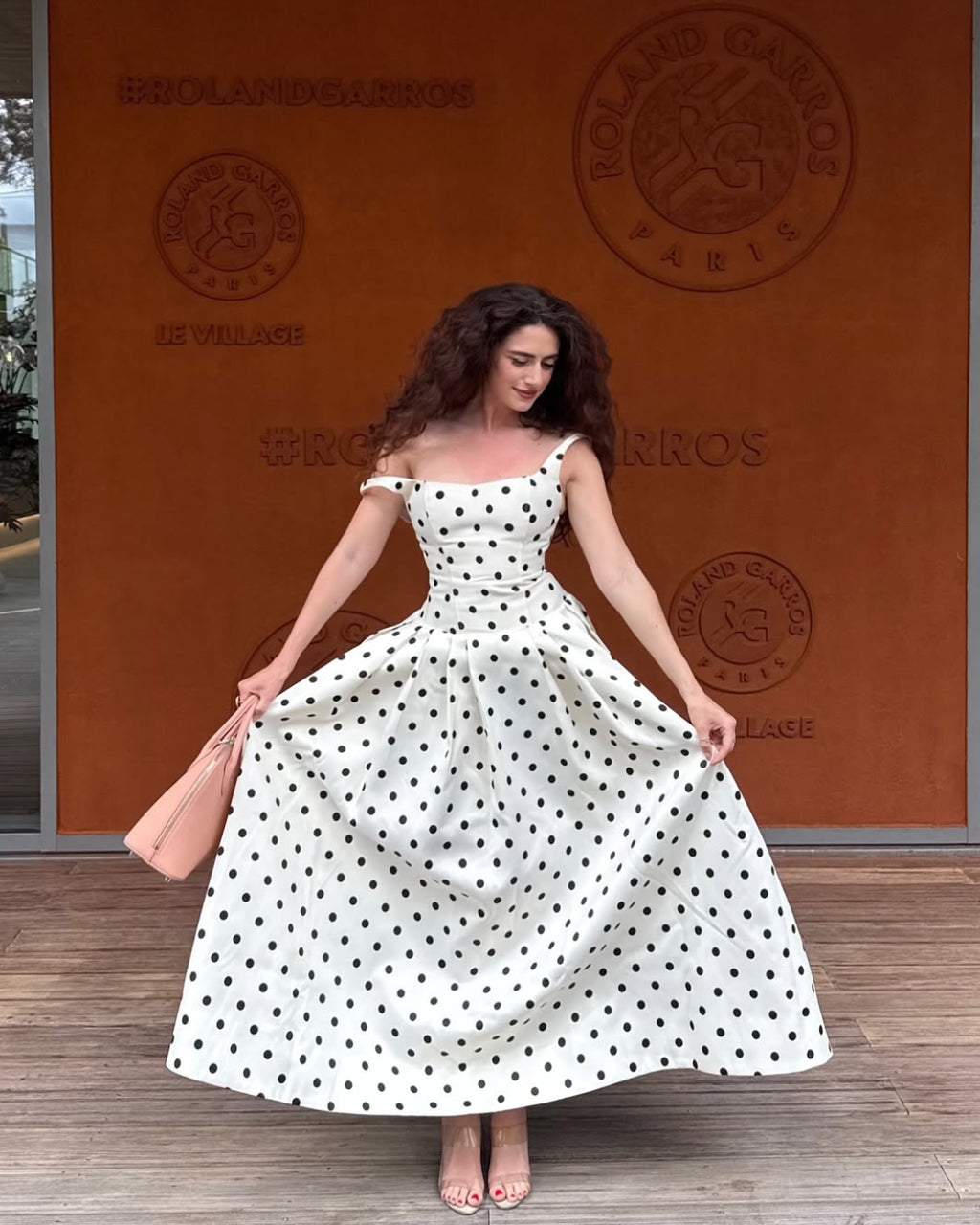 Caroline Polka Dot Midi Dress, polka dot dress​, princess polly polka dot dress​