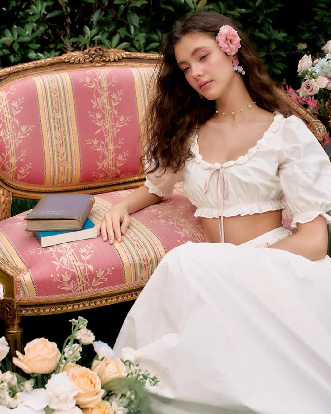 Cici Top and Skirt Two-Piece Set, Summer Floral Outfits, summer outfits, cute summer outfits​