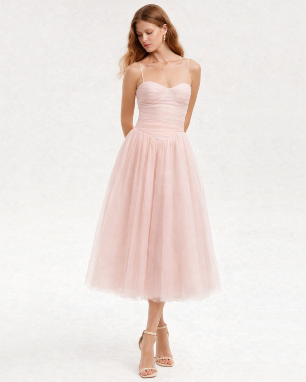 cindy tulle midi dress Cindy Tulle Midi Dress Bynd