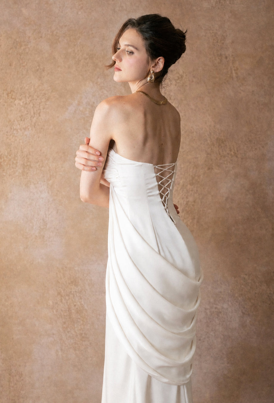 Clarinda Ivory Strapless bridal gown​, bridal gown​, bridal gown ivory