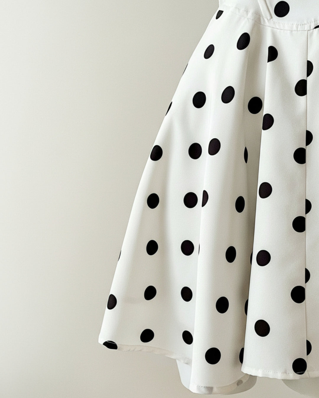 Cornelia Black and White Polka Dot Mini Dress, black and white polka dot dress, black polka dot dress, polka dot dress canada