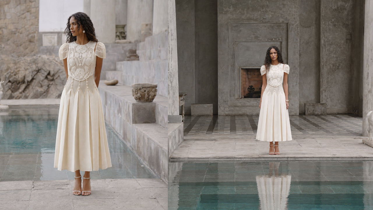 deesse blanche fashion, babyboo dresses, high quality dresses, luxury dresses for women