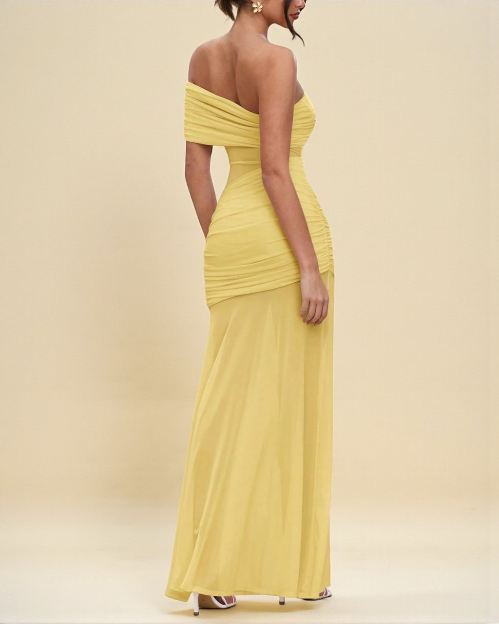 Delilah Maxi Dress - Light Yellow