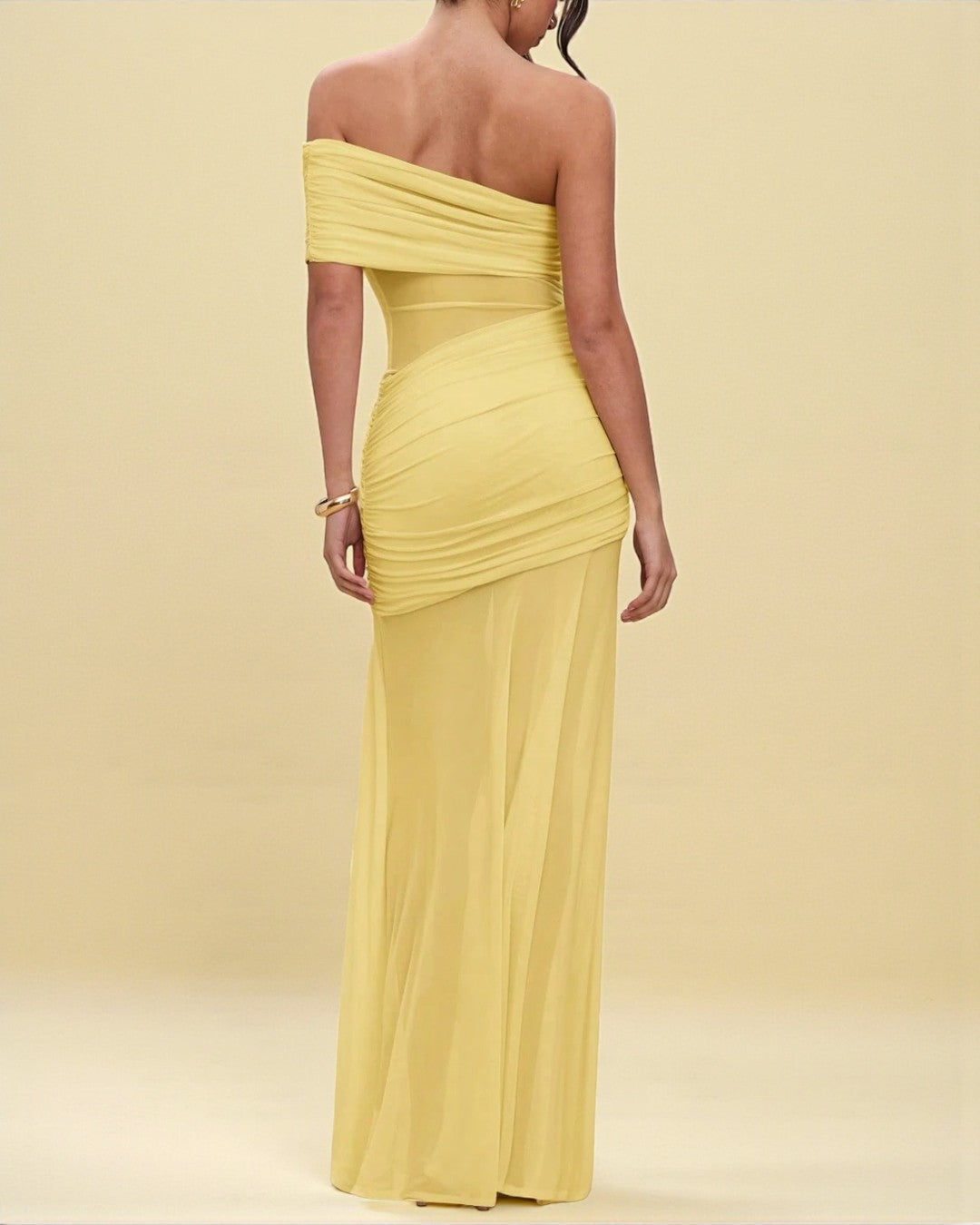 Delilah Maxi Dress - Light Yellow