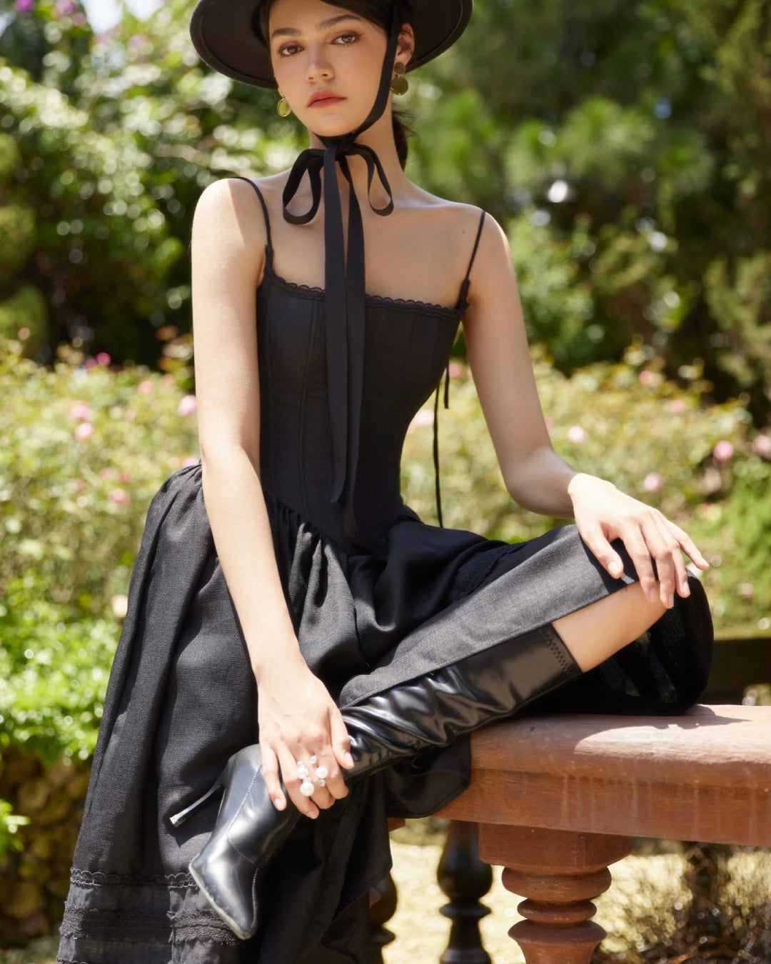 Effie Midi Dress in Black, babyboo Effie Midi Dress in Black, babyboo midi dress